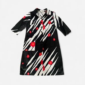 VINTAGE 70’s Finnish Shirt Dress by Barbarella cotton blend size 38